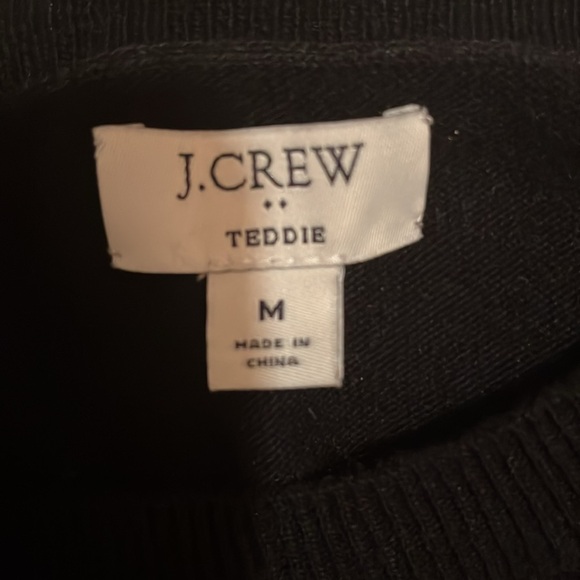 J.Crew black cashmere crewneck sweater - Picture 3 of 3